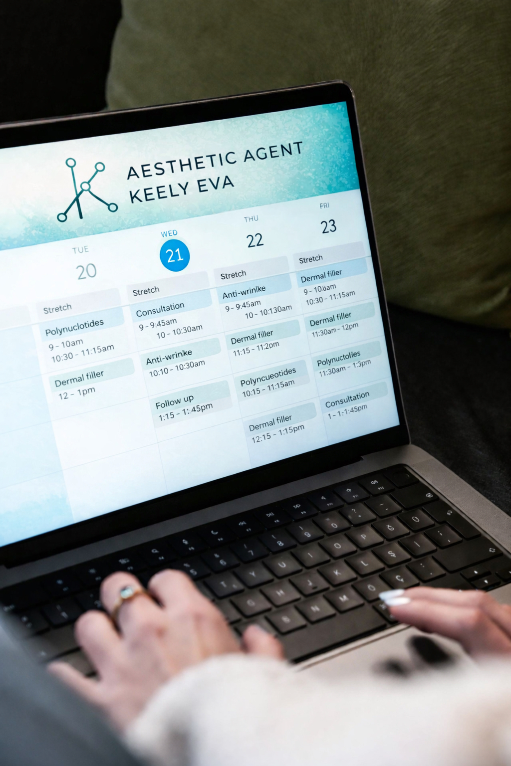 Client satisfaction moment following professional clinic support services and organisation